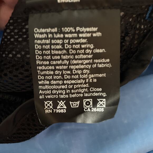 Helly Hansen Jacket Mens X-Large Blue Gray Full Zip Coat Removable Sleeves - Picture 14 of 14